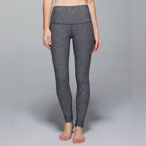 Lululemon Wunder Under Pant — Coco Pique Black (Luon)
